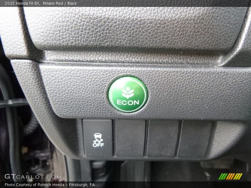 Milano Red / Black 2015 Honda Fit EX