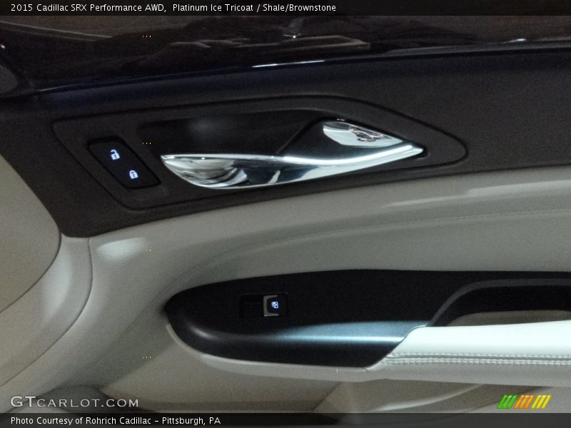 Platinum Ice Tricoat / Shale/Brownstone 2015 Cadillac SRX Performance AWD