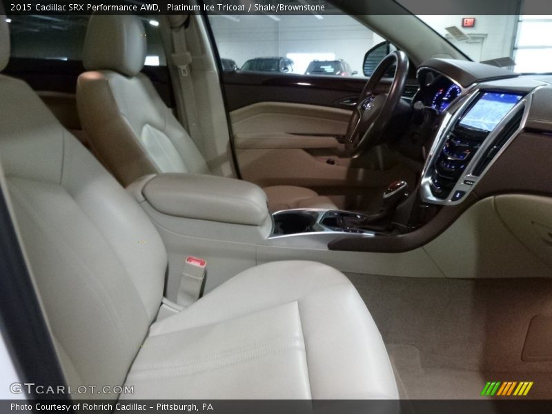 Platinum Ice Tricoat / Shale/Brownstone 2015 Cadillac SRX Performance AWD