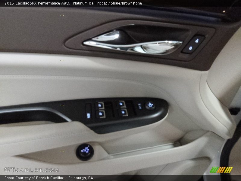 Platinum Ice Tricoat / Shale/Brownstone 2015 Cadillac SRX Performance AWD