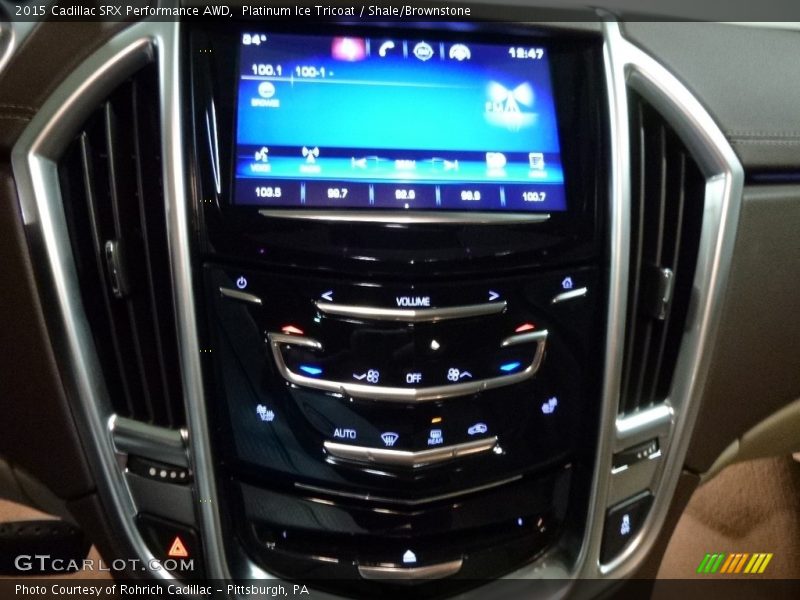 Platinum Ice Tricoat / Shale/Brownstone 2015 Cadillac SRX Performance AWD