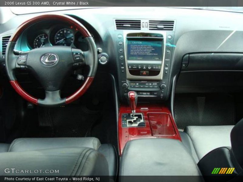 Crystal White / Black 2006 Lexus GS 300 AWD