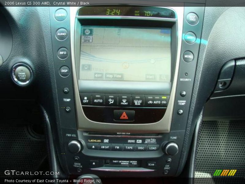 Crystal White / Black 2006 Lexus GS 300 AWD