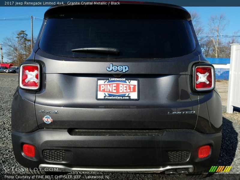 Granite Crystal Metallic / Black 2017 Jeep Renegade Limited 4x4
