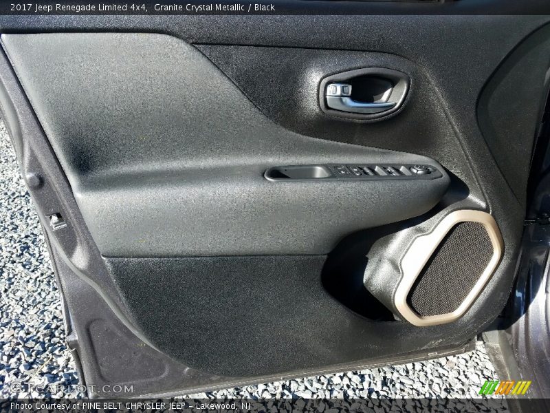 Granite Crystal Metallic / Black 2017 Jeep Renegade Limited 4x4