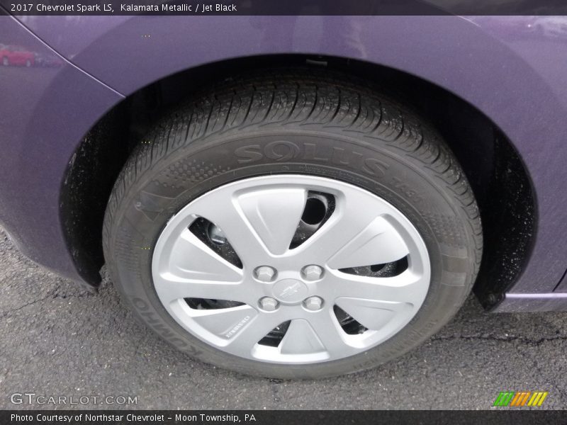 Kalamata Metallic / Jet Black 2017 Chevrolet Spark LS