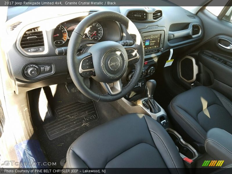 Granite Crystal Metallic / Black 2017 Jeep Renegade Limited 4x4