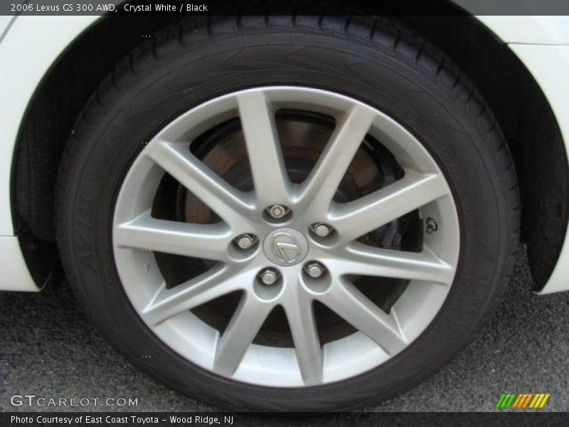 Crystal White / Black 2006 Lexus GS 300 AWD