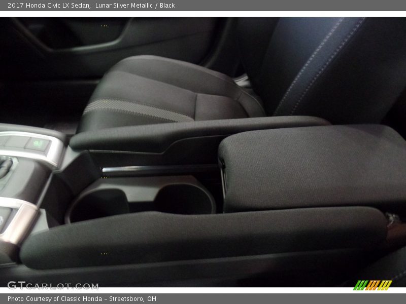 Lunar Silver Metallic / Black 2017 Honda Civic LX Sedan