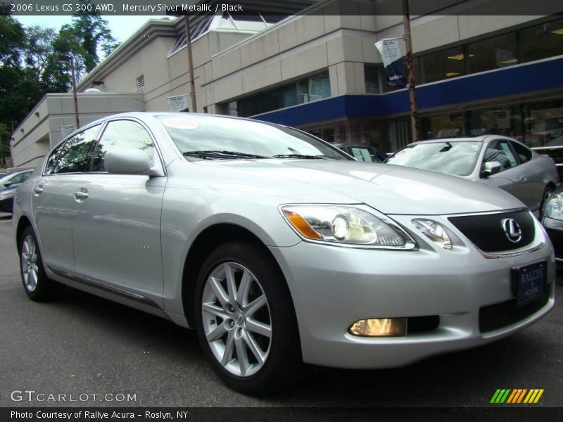 Mercury Silver Metallic / Black 2006 Lexus GS 300 AWD