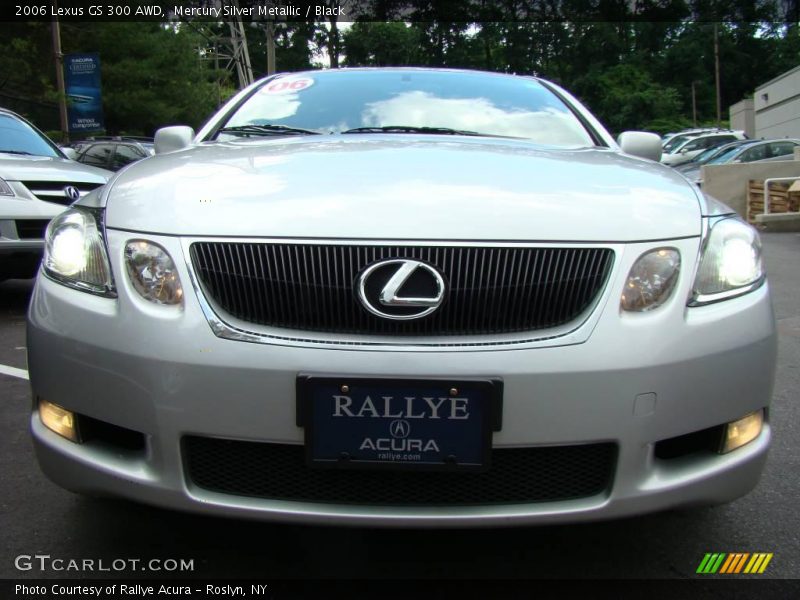 Mercury Silver Metallic / Black 2006 Lexus GS 300 AWD