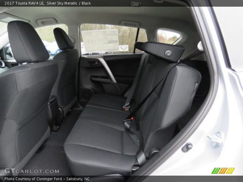 Silver Sky Metallic / Black 2017 Toyota RAV4 LE