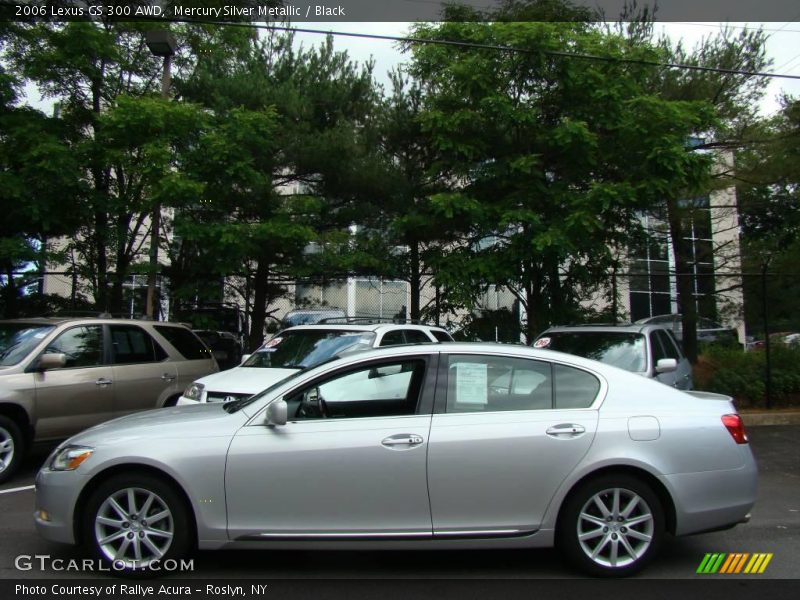 Mercury Silver Metallic / Black 2006 Lexus GS 300 AWD