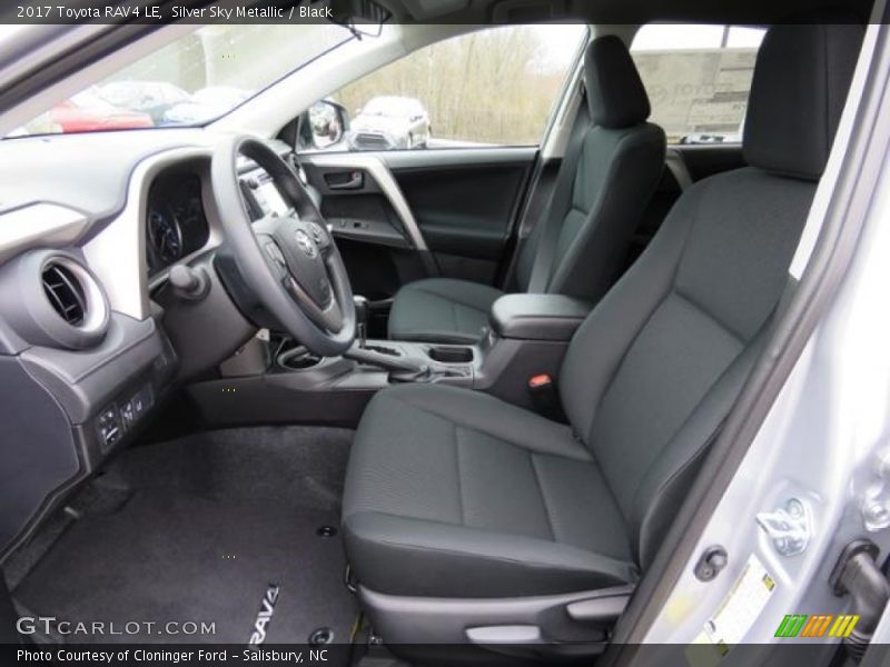 Silver Sky Metallic / Black 2017 Toyota RAV4 LE