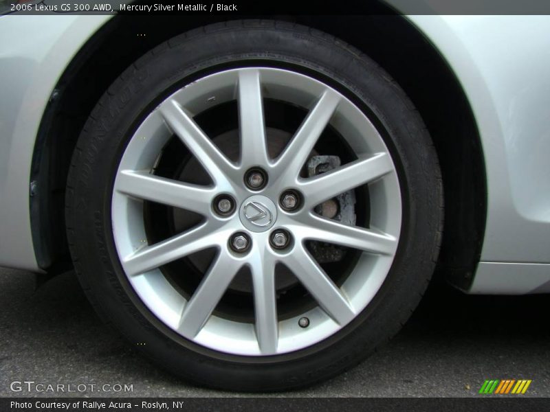 Mercury Silver Metallic / Black 2006 Lexus GS 300 AWD