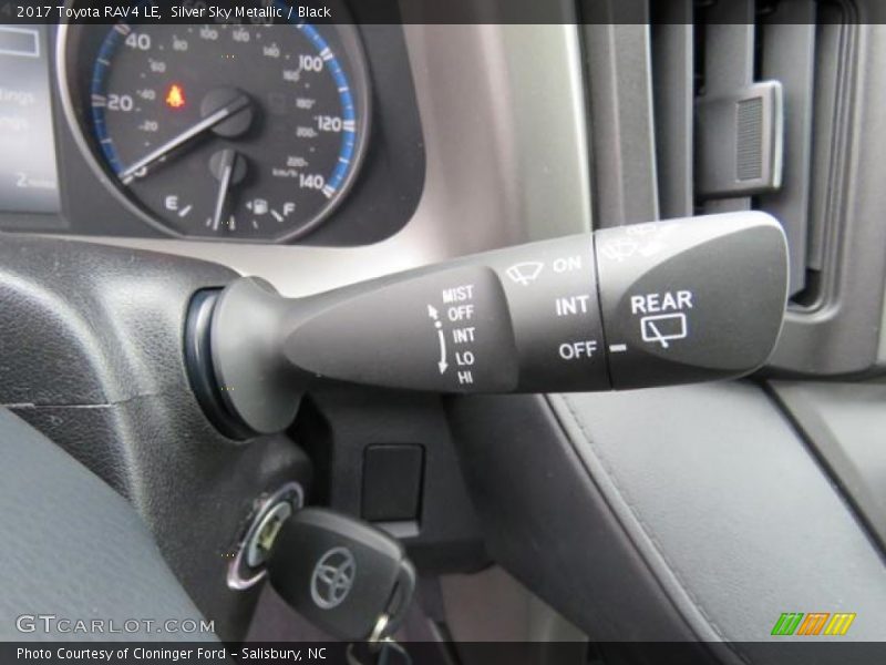 Silver Sky Metallic / Black 2017 Toyota RAV4 LE