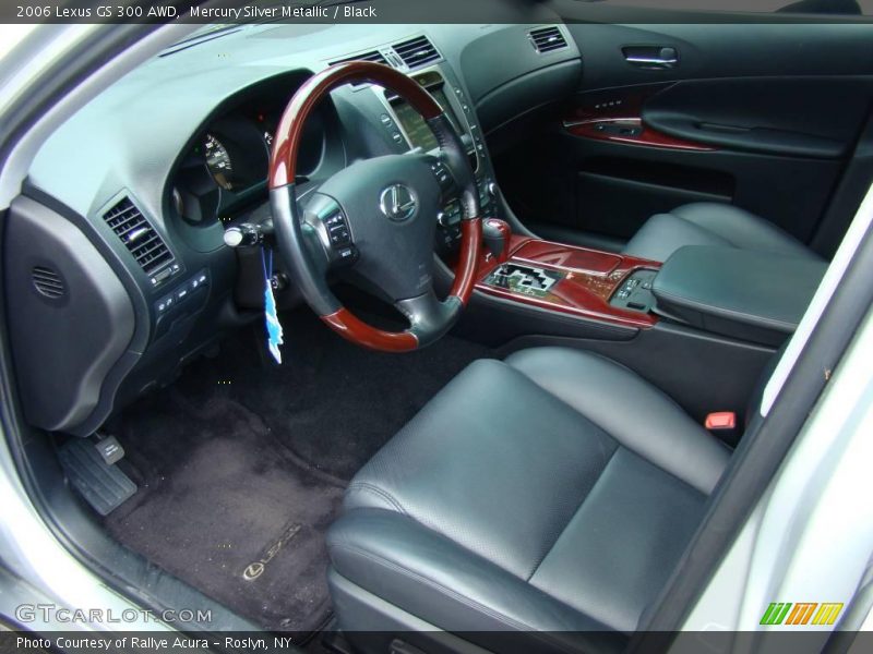 Mercury Silver Metallic / Black 2006 Lexus GS 300 AWD