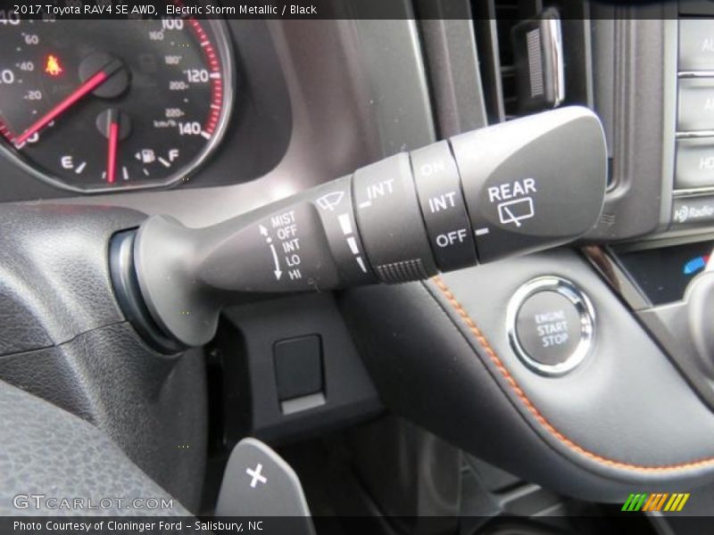 Controls of 2017 RAV4 SE AWD