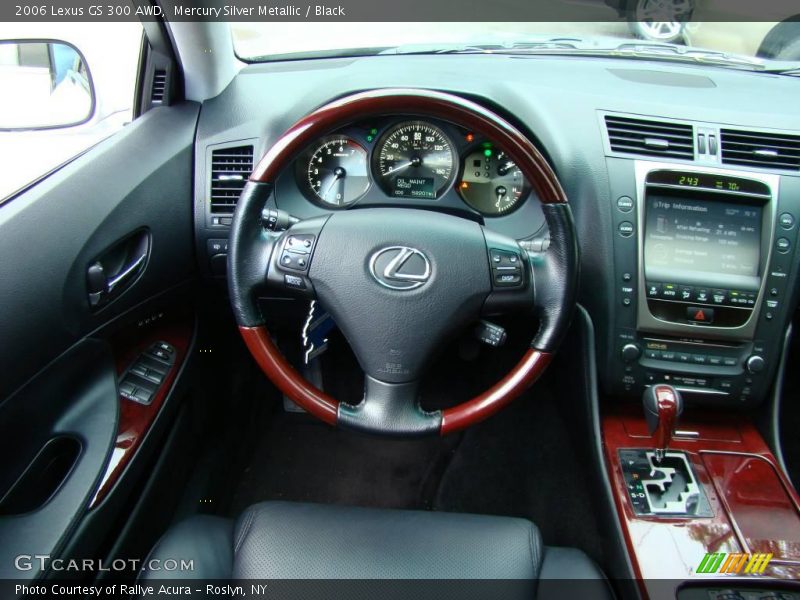 Mercury Silver Metallic / Black 2006 Lexus GS 300 AWD