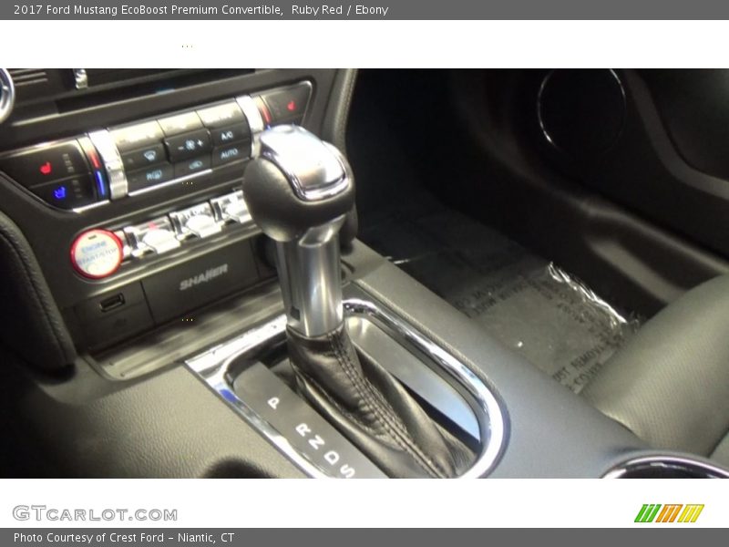  2017 Mustang EcoBoost Premium Convertible 6 Speed SelectShift Automatic Shifter