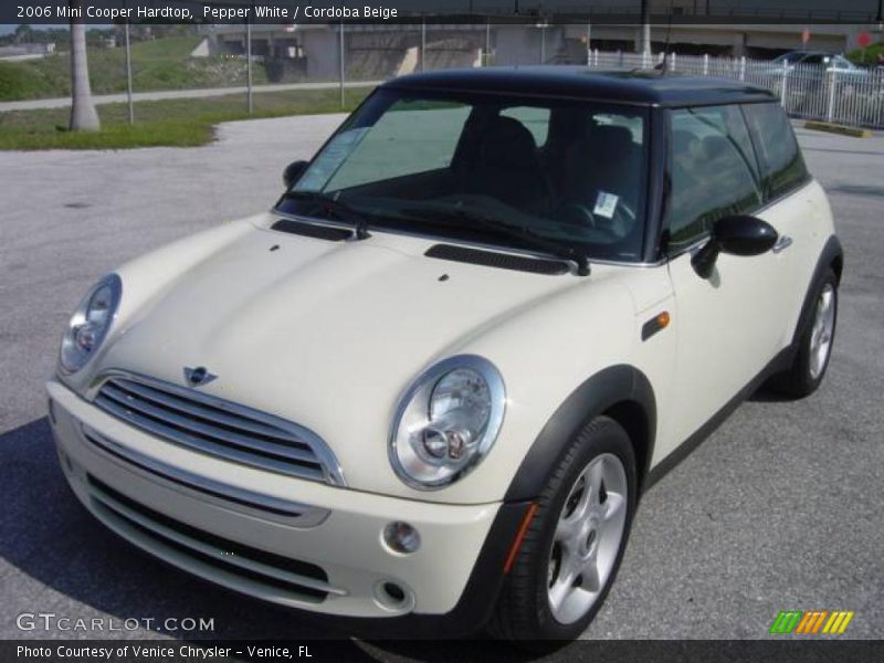 Pepper White / Cordoba Beige 2006 Mini Cooper Hardtop