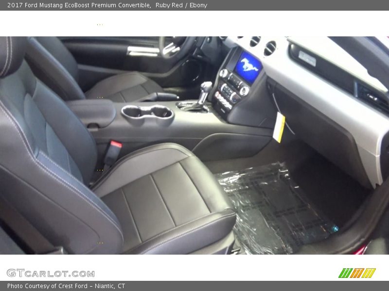 Ruby Red / Ebony 2017 Ford Mustang EcoBoost Premium Convertible
