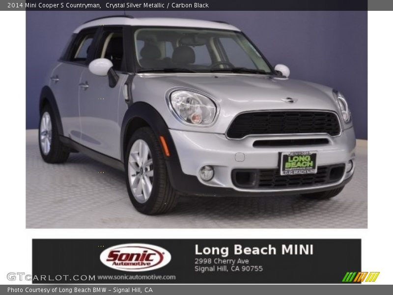 Crystal Silver Metallic / Carbon Black 2014 Mini Cooper S Countryman