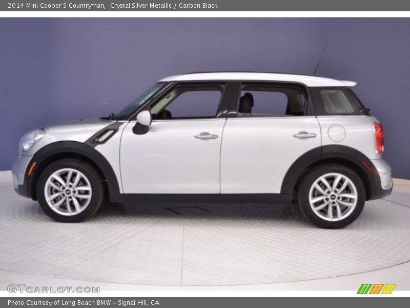 Crystal Silver Metallic / Carbon Black 2014 Mini Cooper S Countryman