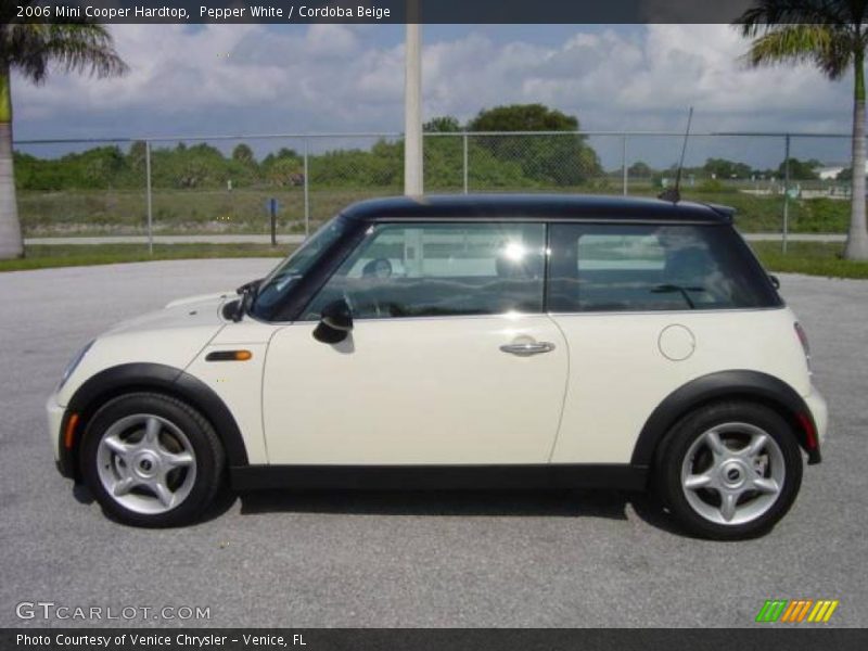 Pepper White / Cordoba Beige 2006 Mini Cooper Hardtop