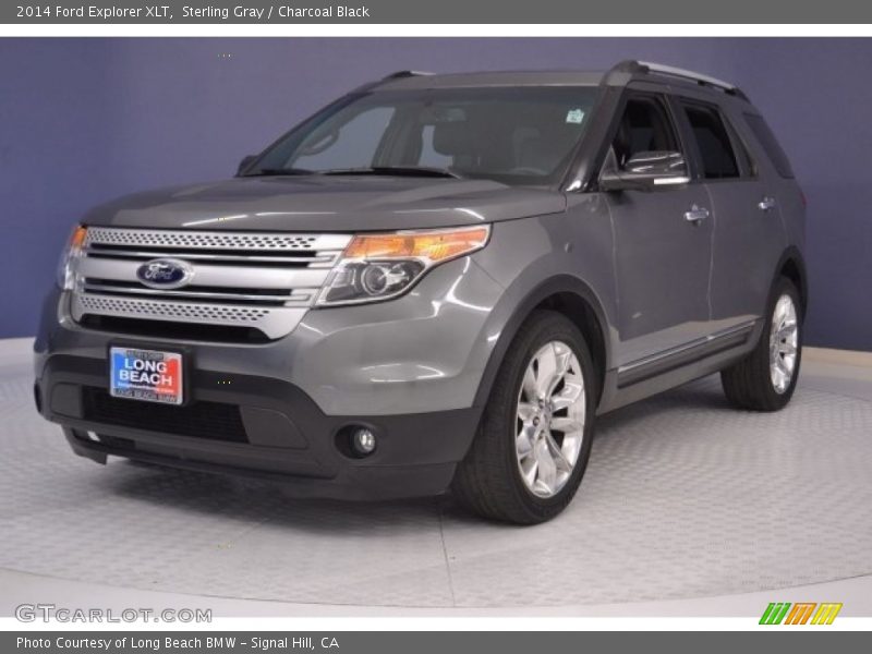 Sterling Gray / Charcoal Black 2014 Ford Explorer XLT