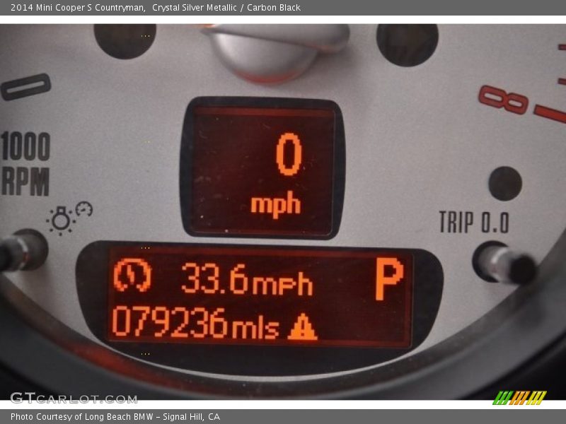 Crystal Silver Metallic / Carbon Black 2014 Mini Cooper S Countryman