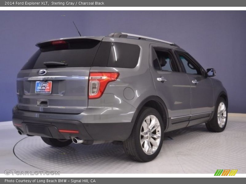 Sterling Gray / Charcoal Black 2014 Ford Explorer XLT