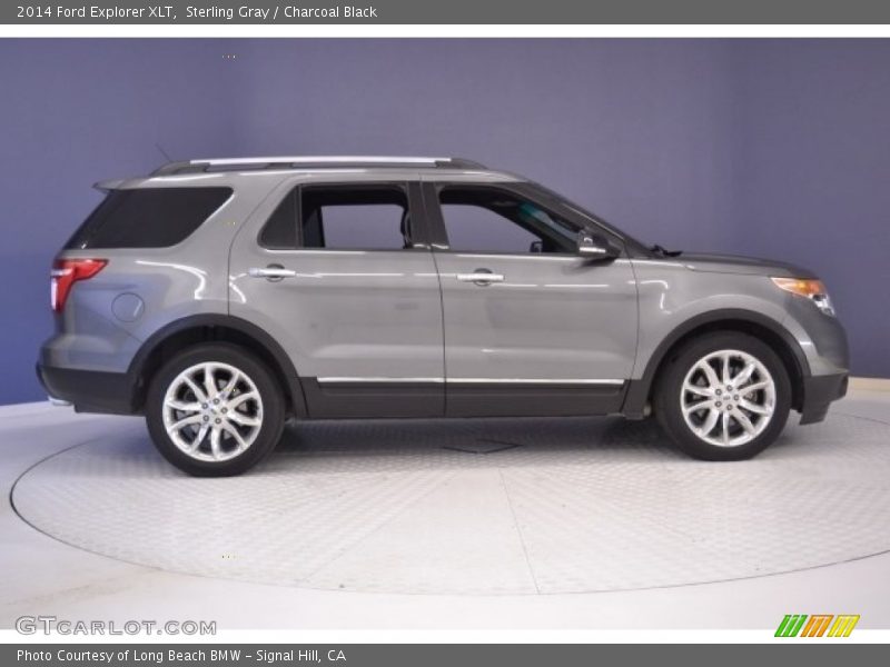 Sterling Gray / Charcoal Black 2014 Ford Explorer XLT
