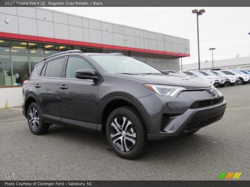 Magnetic Gray Metallic / Black 2017 Toyota RAV4 LE