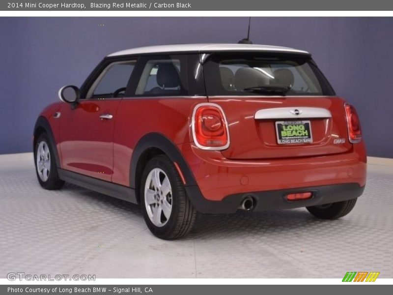 Blazing Red Metallic / Carbon Black 2014 Mini Cooper Hardtop