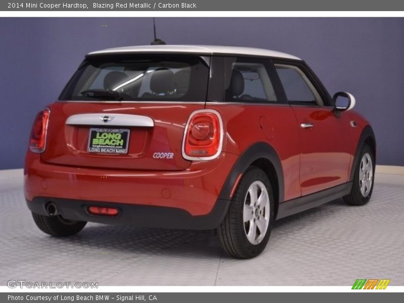 Blazing Red Metallic / Carbon Black 2014 Mini Cooper Hardtop