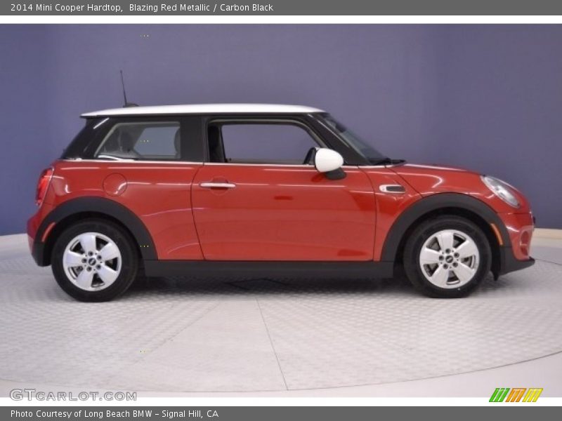 Blazing Red Metallic / Carbon Black 2014 Mini Cooper Hardtop