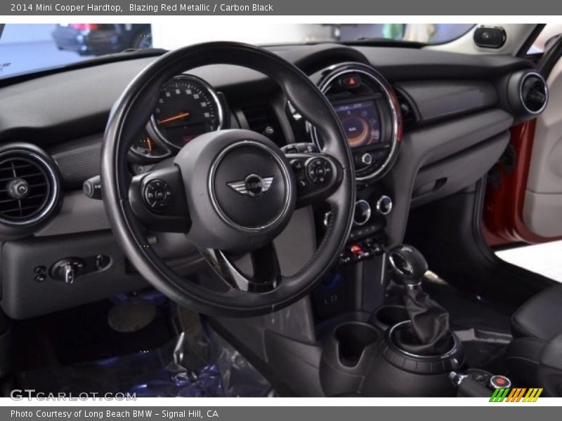Blazing Red Metallic / Carbon Black 2014 Mini Cooper Hardtop