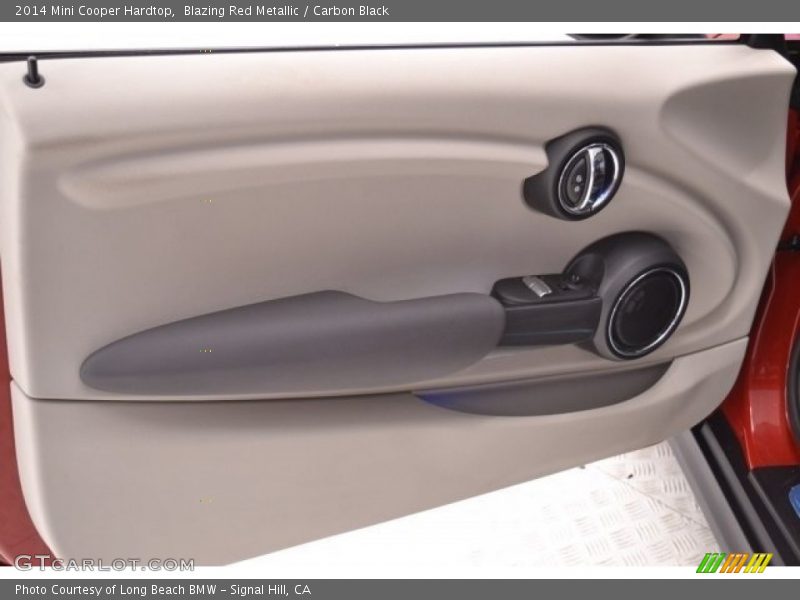 Blazing Red Metallic / Carbon Black 2014 Mini Cooper Hardtop