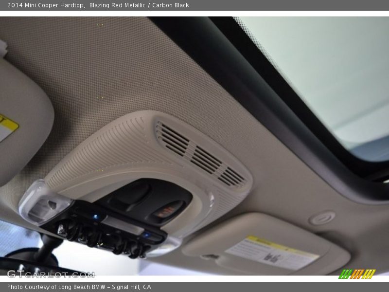 Blazing Red Metallic / Carbon Black 2014 Mini Cooper Hardtop