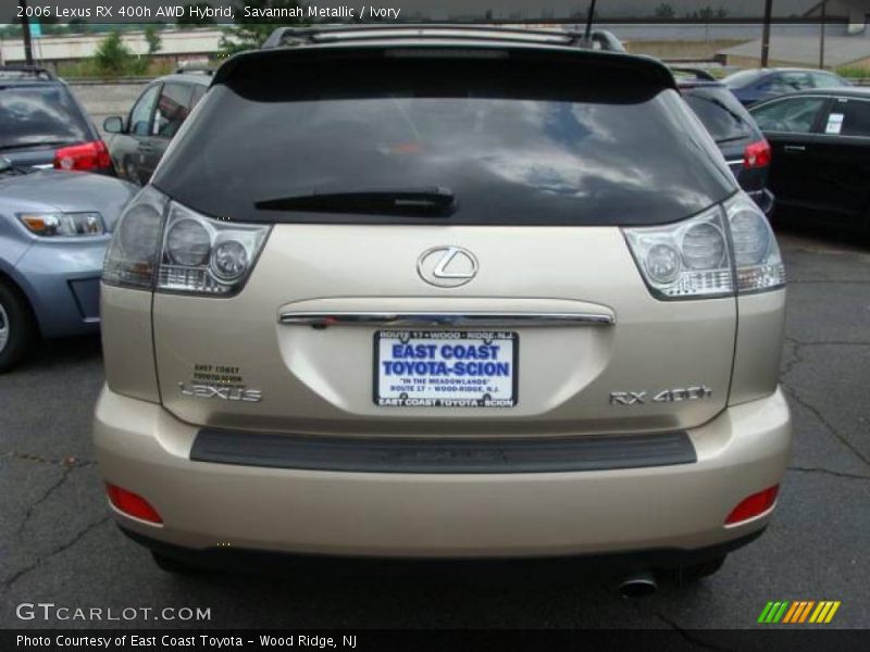 Savannah Metallic / Ivory 2006 Lexus RX 400h AWD Hybrid