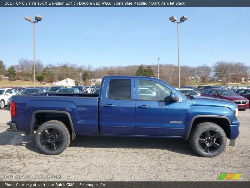  2017 Sierra 1500 Elevation Edition Double Cab 4WD Stone Blue Metallic