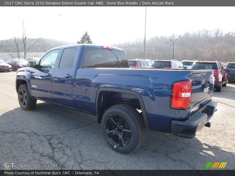 Stone Blue Metallic / Dark Ash/Jet Black 2017 GMC Sierra 1500 Elevation Edition Double Cab 4WD