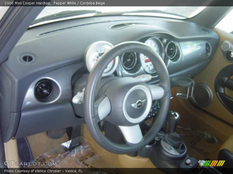 Pepper White / Cordoba Beige 2006 Mini Cooper Hardtop