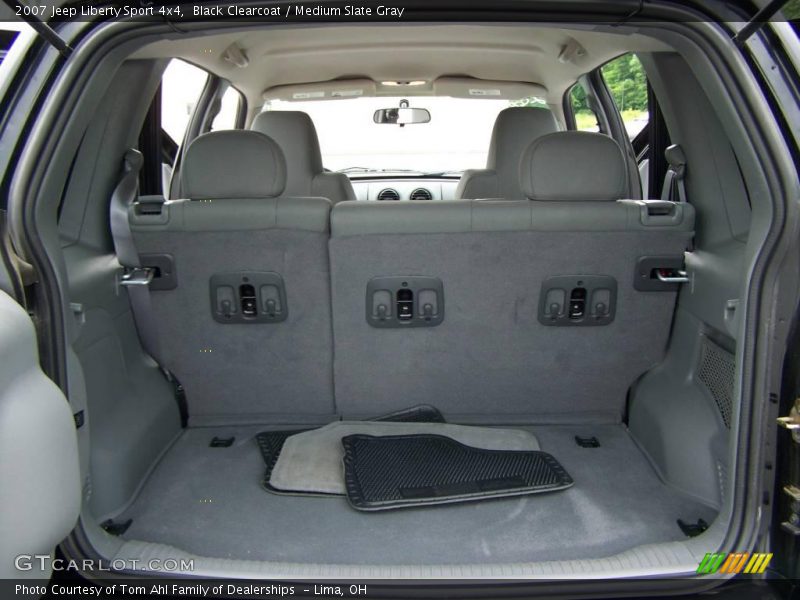 Black Clearcoat / Medium Slate Gray 2007 Jeep Liberty Sport 4x4