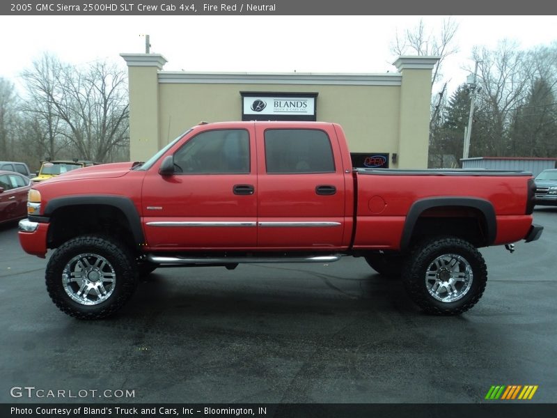 Fire Red / Neutral 2005 GMC Sierra 2500HD SLT Crew Cab 4x4