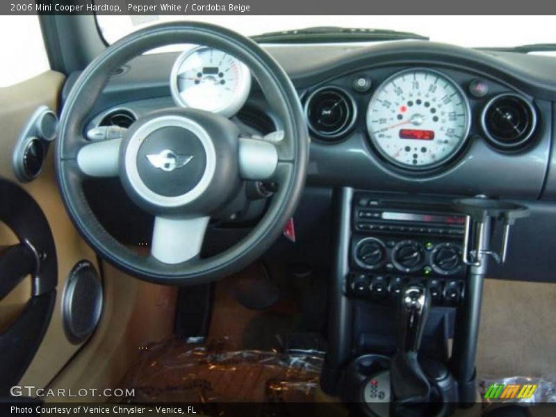 Pepper White / Cordoba Beige 2006 Mini Cooper Hardtop