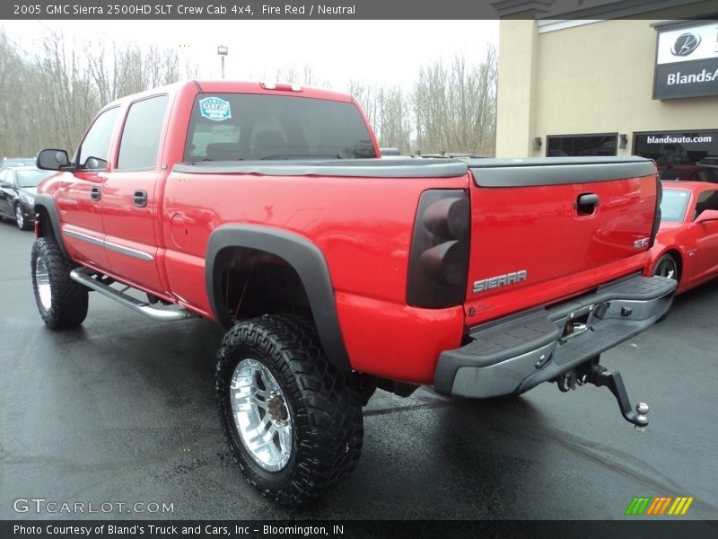 Fire Red / Neutral 2005 GMC Sierra 2500HD SLT Crew Cab 4x4