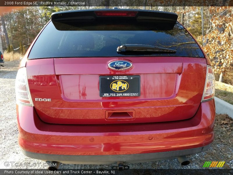 Redfire Metallic / Charcoal 2008 Ford Edge SE