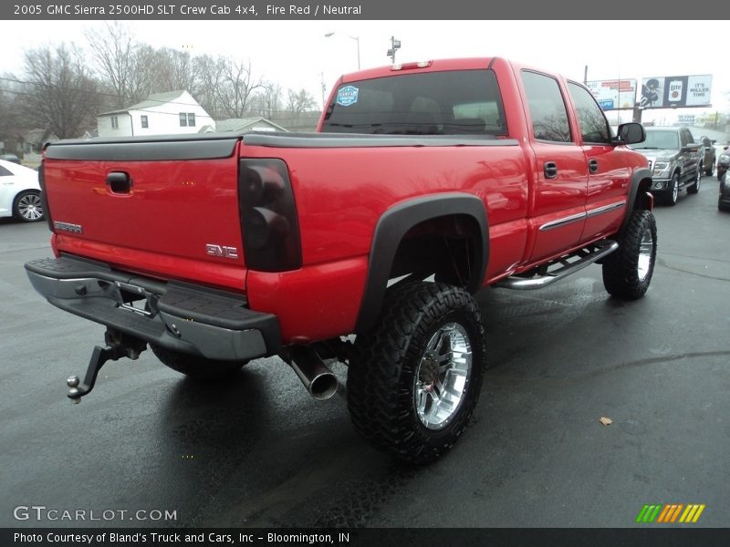 Fire Red / Neutral 2005 GMC Sierra 2500HD SLT Crew Cab 4x4